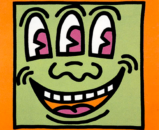 Three Eyed Monster by Keith Haring