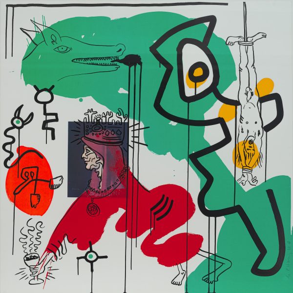 Apocalypse 9 by Keith Haring, basic scan.