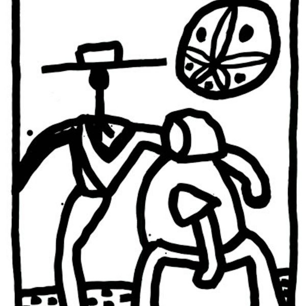 Stock image of Keith Haring's 