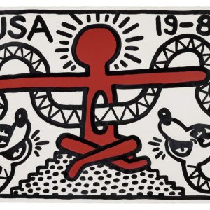 USA 19-82 original print by Keith Haring.