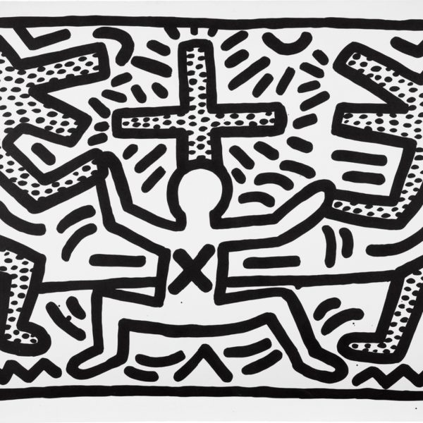 Untitled 3 screenprint by Keith Haring.